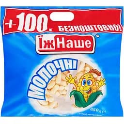 Кукурудзяні палички Їж Наше Молочні 450 г
