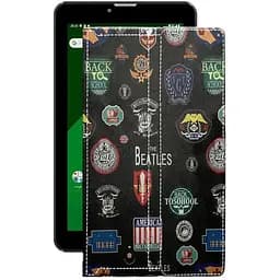 Чохол StatusCASE з екошкіри для планшету Navitel T505 Pro Бітлз