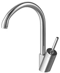 Змішувач для умивальника Kohlman Maxima chrome QB156M Хром