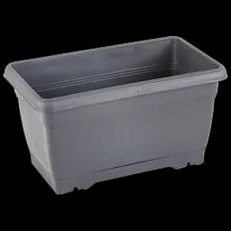 Горщик для квітів Serinova балконний Villa, 6 л, антрацитовий (V610-Antrasit)