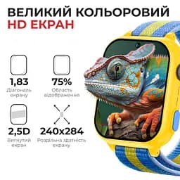 Дитячий смарт-годинник JETIX G100 4G зі змінним корпусом (в комплекті Рожевий, Бузковий, Жовто-синій) - мініатюра 8