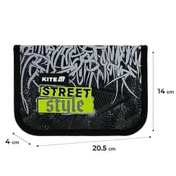 Пенал Kite Street Style чорний (K25-621-6) - мініатюра 3
