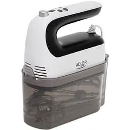 Міксер Adler AD 4229 ручний/ 600Вт/ 9 швидкостей/ Turbo/ контейнер для аксесуарів/ білий - мініатюра 5