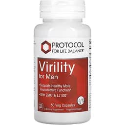 Репродуктивне здоров'я чоловіків Protocol for Life Balance Virility For Men 60 капсул