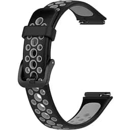 Ремінець DK для Huawei Band 7 Silicone Sport Band Nike (black / grey)