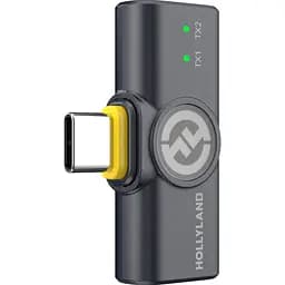 Мікрофонна радіосистема Hollyland Lark M2 Duo with USB-C RX Black [156012] - мініатюра 3