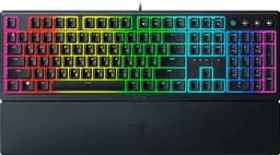 Клавіатура механічна Ornata V3 104key, Mecha-Membrane Switch, USB-A, EN/UK, RGB, чорний Razer teh0013862