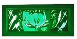 Світильник нічник 3D Ван Піс Ророноа Зоро One Piece Roronoa Zoro 20 см NL3D OP RZ 02