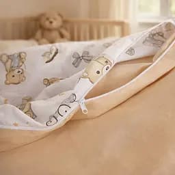 Комплект постільної білизни MirSon бязь Little Teddy gray 220x240 см (2200012568217) - мініатюра 5