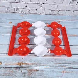 Форма для приготування фрикадельок із начинкою Stuffed Ball Maker, Kitchen Master Червоний 85830 - мініатюра 10