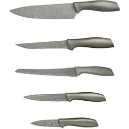 Набір ножів Gusto СІРА перлина 5 предметів (128565)