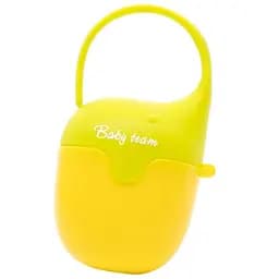 Контейнер для пустушки Baby Team, жовто-салатовий (3301_желто-салатовый)