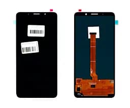 Дисплей (LCD) Samsung A235 Galaxy A23 INCELL із сенсором чорний + рамка