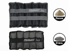 Обтяжувачі для ніг та рук з металом EasyFit Metal 3 кг (пара) - мініатюра 4