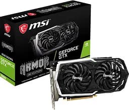 Видеокарта MSI GTX 1660 6Gb Armor OC (GeForce GTX 1660 ARMOR 6G OC) (GDDR6, 192 bit, PCI-E v3.0) Б/у