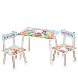 Детский Столик M 501-34 столешница 60 х 40 см, 2 стульчика