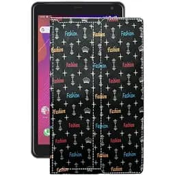 Чехол StatusCASE из экокожи для планшета Prestigio Q Pro Фэшн черный