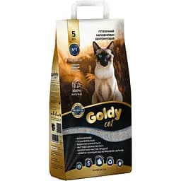 Наповнювач бентонітовий Goldy Cat Premium 5 кг середній (35881)
