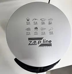 Аеро фритюрниця Zepline ZP-085 повітряна безмасляна 3000 Вт 6л Сріблястий - мініатюра 5