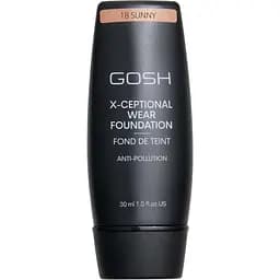 Тональная основа Gosh X-Ceptional Wear тон 18 (Sunny) 30 мл