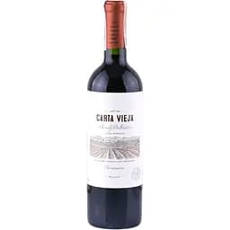 Вино Carta Vieja Gran Reserva Carmenere червоне сухе 0.75 л