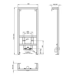 Комплект біде Roca Gap A357476000 з інсталяцією Roca A890071000, Білий - мініатюра 5