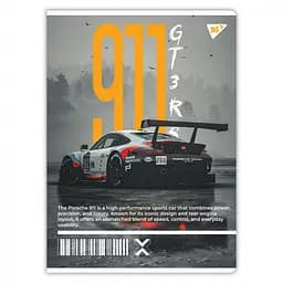 Набір зошитів для записів А4 Yes Sport car 48 аркушів в клітку 3 шт. (682000) - мініатюра 2