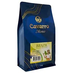Кава натуральна зернова Cavarro Mono Arabica Brazil Yellow Bourbon 250г