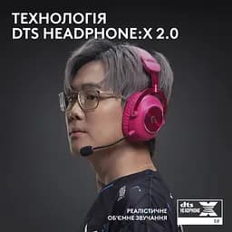 Навушники Logitech G Pro X 2 Lightspeed Wireless Magenta (981-001275) - мініатюра 7