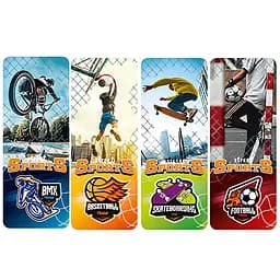 Набір ламінованих закладок для книг Апельсин АП-0902-5, 4 шт.