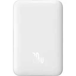 Портативный аккумулятор Baseus Magnetic Mini Wireless Fast Charge 20W 10000mAh white (PPCX070002)