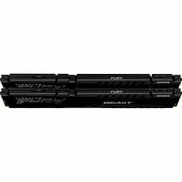 Модуль пам'яті для комп'ютера DDR5 32GB (2x16GB) 5600 MHz Beast Black Kingston Fury (ex.HyperX) (KF556C40BBK2-32) - мініатюра 2