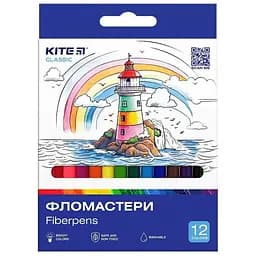 Фломастери Kite K-447 12 кольорів (4063276207067)(SC)