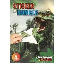 Стікербук за номерами Moxy Dinosaur Expedition (961030)