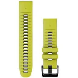 Ремешок Garmin epixPRO (g2), 22 mm QuickFit Lime/Grpht Silicone Band