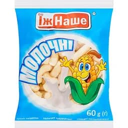 Кукурузные палочки Їж Наше Молочные 60 г