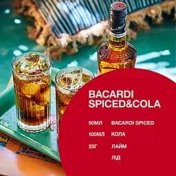 Спиртний напій на основі рому Bacardi Spiced 40% 0.7 л - мініатюра 3