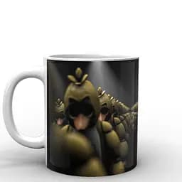 Кухоль GeekLand Five Nights At Freddys П'ять ночей з Фредді Чіка FN.02.046 330 мл білий