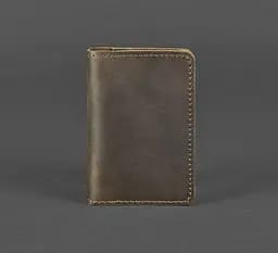 Кожаный кард-кейс (визитница) 6.0 темно-коричневый