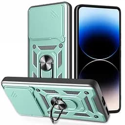 Чохол Ummi Camshield Serge Ring для Xiaomi Poco M7 Pro 5G Зелений/Green - мініатюра 3