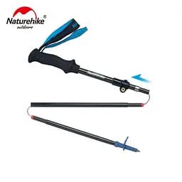 Трекінгова палиця Naturehike ST07 (NH18D010-Z) 115-135см складна - блакитна - мініатюра 2