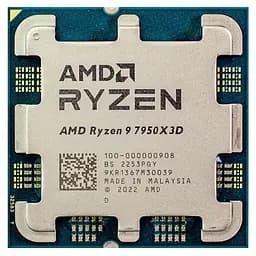 Процессор AMD Ryzen 9 7950X3D (100-100000908) (100-000000908) (Socket AM5, 32T, 5.7 ГГц, Tray)