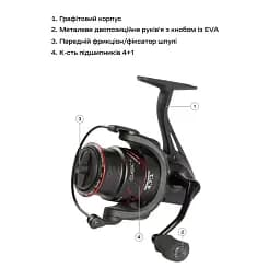 Котушка Brain Classic SE 4000S 4+1BB - мініатюра 7
