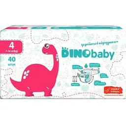 Подгузники Dino Baby Размер 4 (7-14 кг) 40 шт (4823098410591)