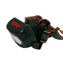 Ліхтар налобний BL-203, акумуляторний світлодіодний COB, USB заряджання, 4 режими, чорний - мініатюра 4