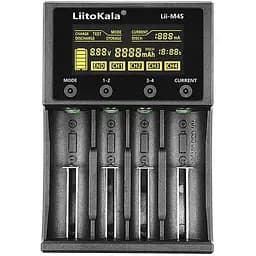 Зарядний пристрій універсальний з тестером для акумуляторів АА 18650 — LiitoKala Lii-M4S
