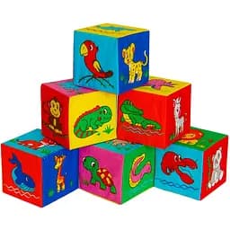 Набір м'яких кубиків Масік Зоопарк (МС 090601-11)