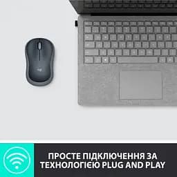 Миша Logitech Wireless Mouse M185 Swift Grey - мініатюра 8