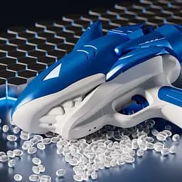 Водяний автомат DK Shark Water Gun 185-68 Blue [138760] - мініатюра 5