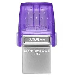 Флеш накопитель USB 128Gb DataTraveler microDuo 3C, Purple Kingston teh0021073